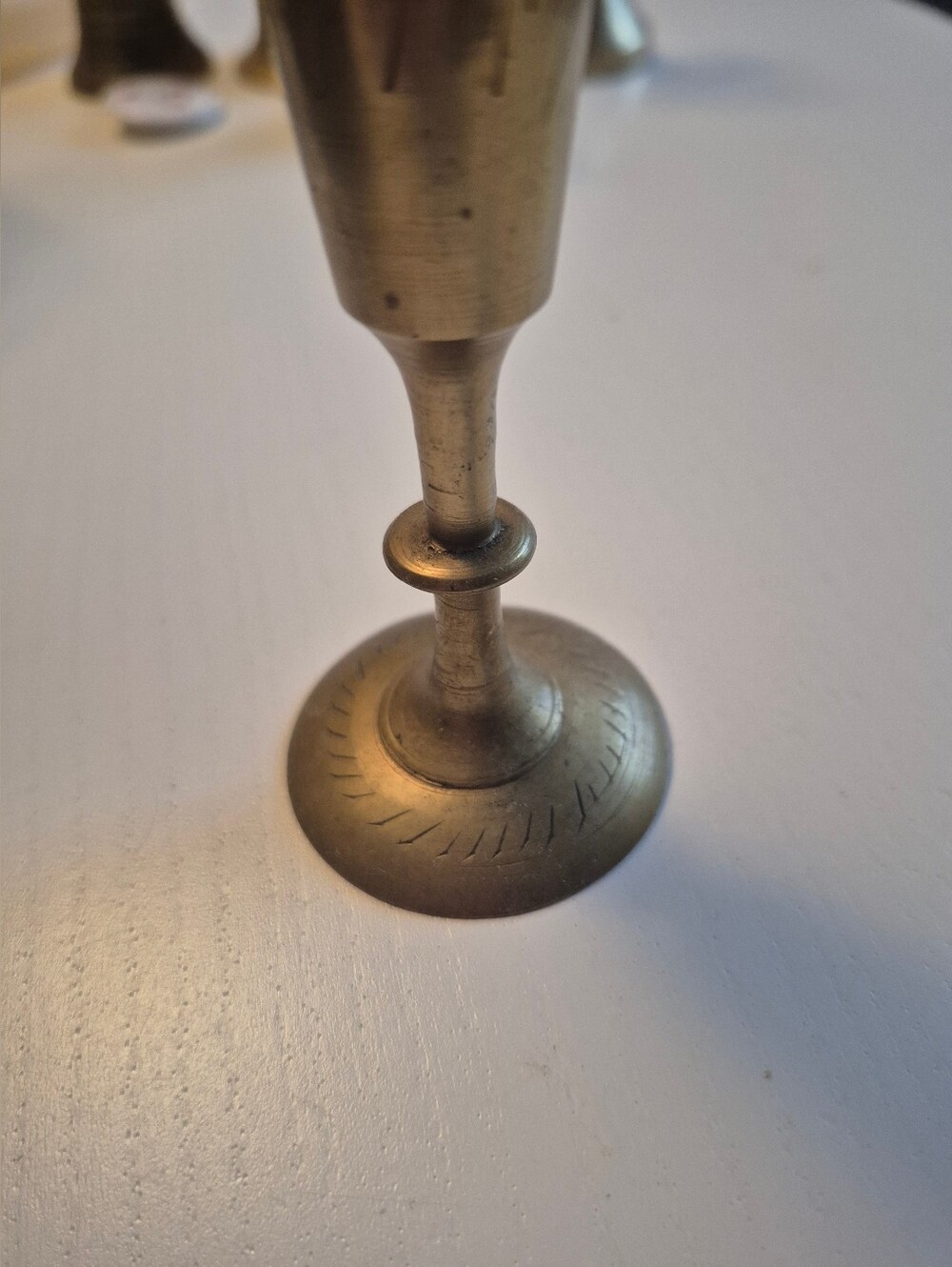 Brass Candlestick Holder - Classic Gold Finish